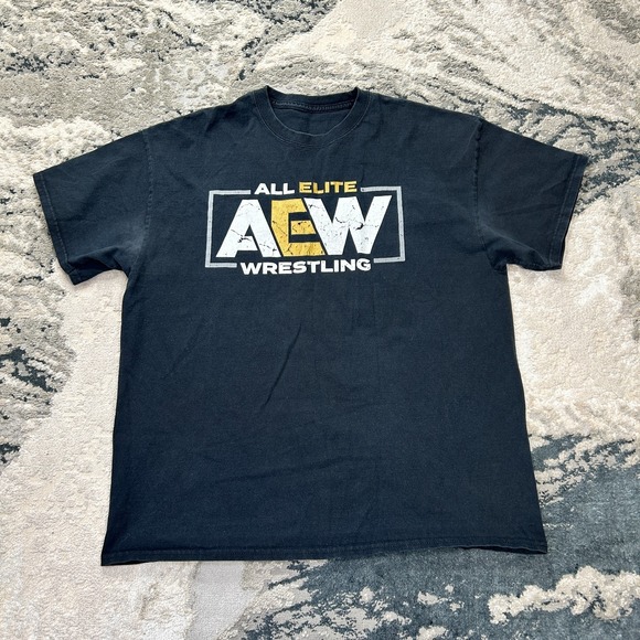 M & C Sportswear Other - Mens T Shirt Black All Elite Wrestling Professional Graphic Print Sportswear